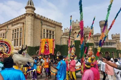 Get swept into bangalore’s color and chaos—kr market, bangalore palace, local temples, and a real lunch. includes hotel pickup, all entry fees, and expert guide.