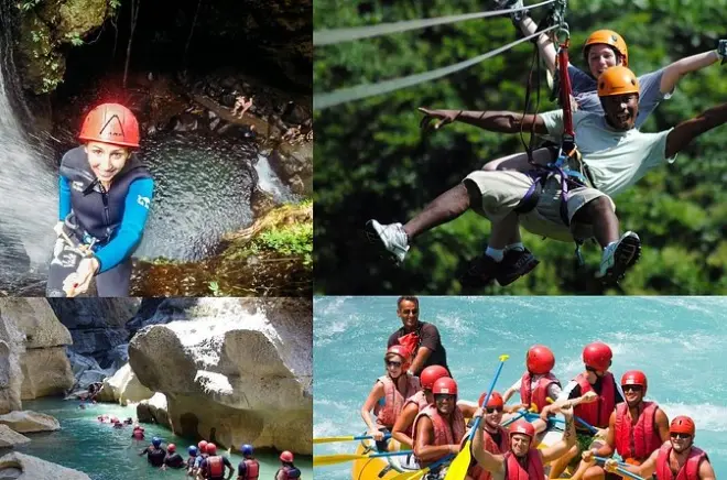 Rafting at Koprulu Canyon: Zipline, canyoning and lunch