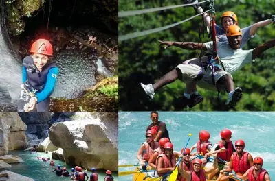 Rafting at Koprulu Canyon: Zipline, canyoning and lunch