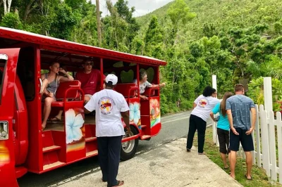 Feel the breeze on st. john’s open-air safari, explore annaberg sugar plantation, take in trunk bay views, and enjoy a private tour with pickup included.