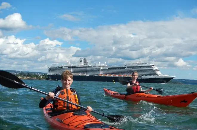 Kayaking on Oslo Fjord: 2-hour paddle from Sjølyst Marina