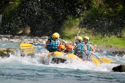 Feel the rush on the gave de pau in the pyrenees with rafting, kayak or canoe options, all gear included and a local instructor guiding you safely through every rapid.