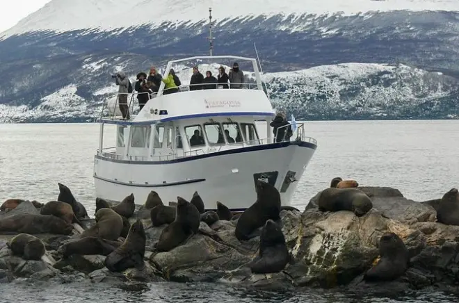 Vela no Canal de Beagle: Farol Les Eclaireurs e Ilhas