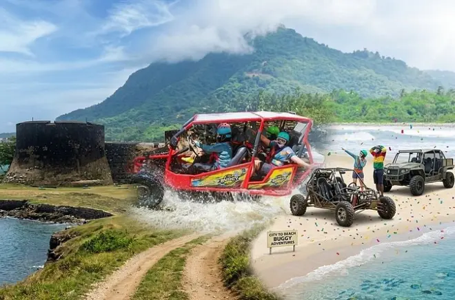 Aventura de buggy e passeio pela cidade em Puerto Plata