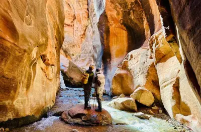 Caminhada privada em Kanarra Falls com piquenique e permissão