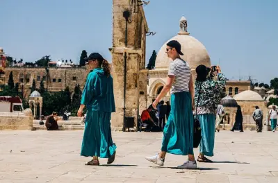 Jerusalém cidade antiga: Monte do Templo e muro das lamentações