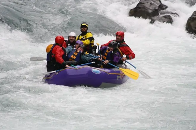 Six Mile Creek Whitewater Rafting: Class V Rapids Alaska