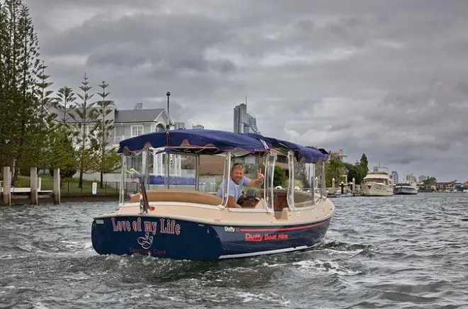 Gold Coast Skippered Boat Tour: Electric Limo Experience