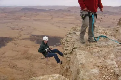 Aventure en jeep et rappel au cratère Ramon depuis Mitzpe Ramon