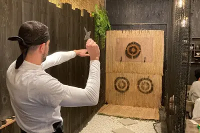 Esperienza shuriken a Takayama: Lancia bersagli d’acciaio
