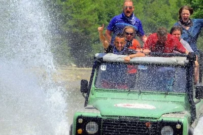 Feel the wild side of marmaris on a jeep safari with water fights, a cold waterfall swim, and lunch included. hotel pickup makes it easy—just bring your sense of fun.