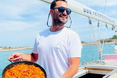 Set sail in palma bay on a private boat, swim in quiet coves, and enjoy paella cooked right on deck. includes skipper, snacks, drinks, and all gear.