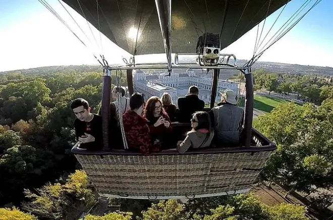 Vol en montgolfière au-dessus d’Aranjuez depuis Madrid