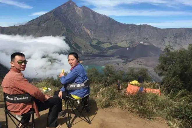 Mount Rinjani 2-Tage-Wanderung zum Kraterrand ab Senaru, privat