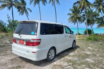 Arrive in zanzibar stress-free with a private taxi transfer, friendly local drivers, and cool air-conditioning. includes pickup, bottled water, and wifi onboard.