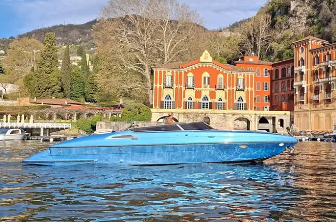 Lago de Como: Passeio de lancha rápida com banho e vilas privadas