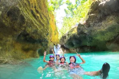Kawasan Canyoneering Adventure from Cebu: Jump waterfalls