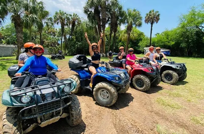 ATV tour Monterrey: 12km Sierra de Santiago with guide