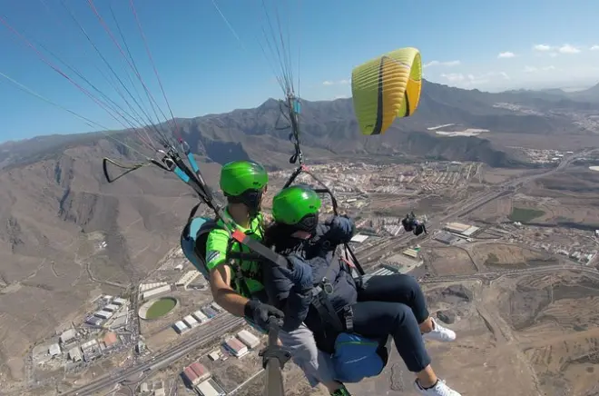 Parapendio a Tenerife: Volo standard da Costa Adeje