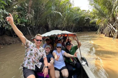 Feel the mekong delta’s rhythm on a day trip from ho chi minh, with rowboat canals, tropical fruit tasting, honey tea, and vinh trang pagoda—includes pickup.