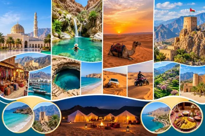 Aventura privada de 4 días en Omán: Muscat, wadis y desierto