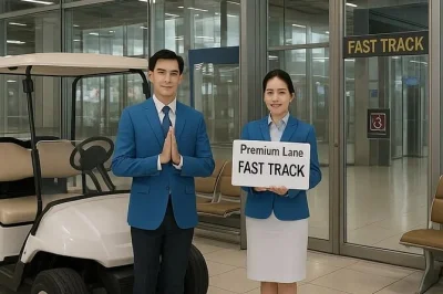 Bangkok suvarnabhumi, entrée rapide à l’immigration, accueil à la sortie de l’avion, transfert hôtel optionnel. Évitez les files et passez les arrivées en un rien de temps.