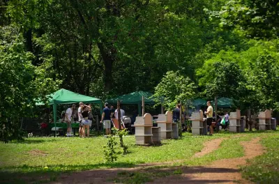Picnic Area with Barbecue in Capranica: Bring Your Own Grill