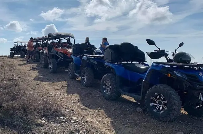 Península de Akamas en quad con parada en la bahía Lara
