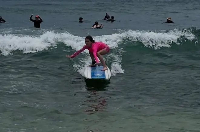 Leçons de surf à Poipu : Cours semi-privés à Sheraton Beach