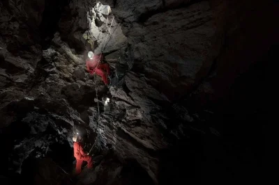 Feel your heart race in canmore’s rat’s nest cave—rappel, crawl, and squeeze through ancient passages with expert guides. all gear included for your caving adventure.