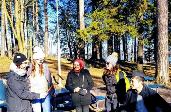 Balade à vélo à Helsinki avec sauna et barbecue végétarien