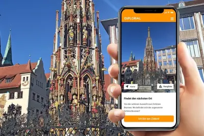 Tour a pé autoguiado em Nuremga: Enigmas e pontos turísticos