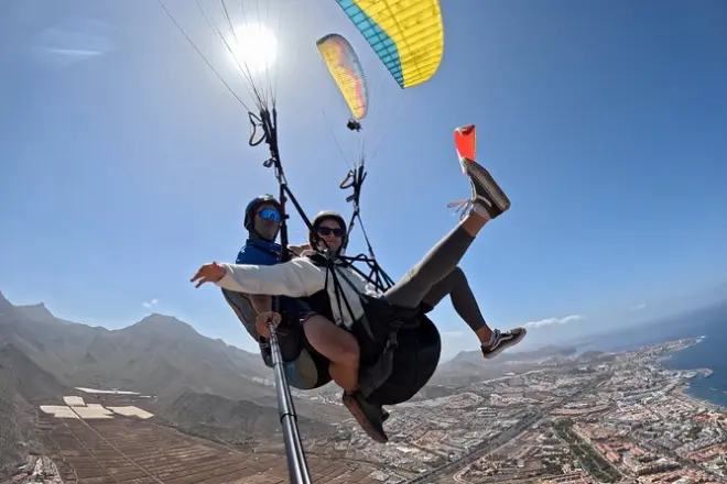 Paragliding auf Teneriffa: Tandemflug mit Hoteltransfer