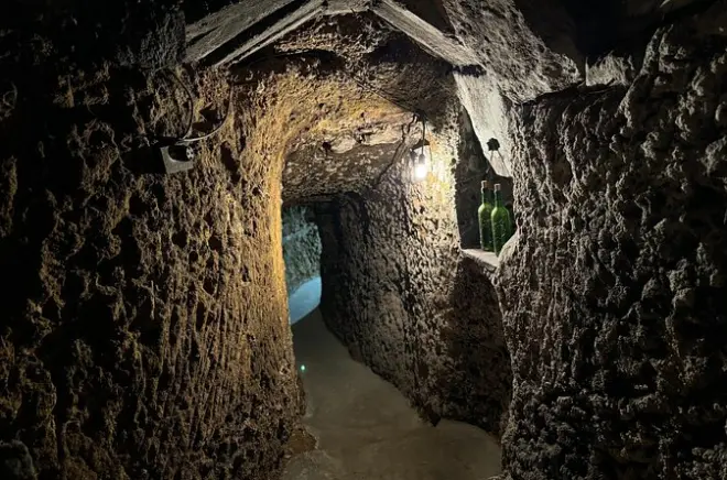 Weingut Samaniego: Tunnel, Stollen & Weinprobe
