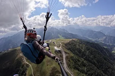 Paragliding at Kronplatz: Tandem flight over the Dolomites