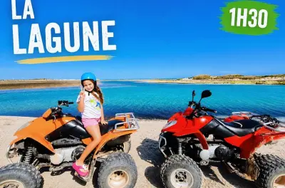 Quadfahren in Djerba: Lagune und Landschaft