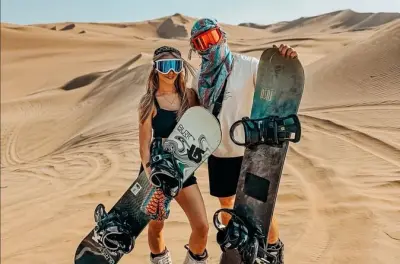 Sandboard em Huacachina: Equipamento real, dunas remotas