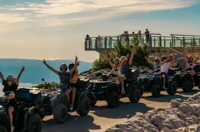 Quad sur le mont Biokovo depuis Makarska avec Skywalk à 1228 m