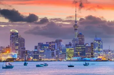 Auckland en demi-journée : Harbour Bridge, volcan, Mission Bay