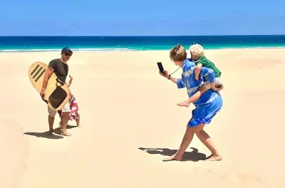 Tour privé 4x4 à Boa Vista : Dunes, tortues et plage de Santa Monica