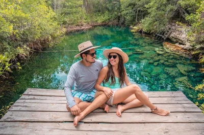 Descubra os cenotes secretos de tulum, pedale por trilhas na selva com guia local e mergulhe de pedras — inclui equipamento, lanches e acesso a três cenotes únicos.