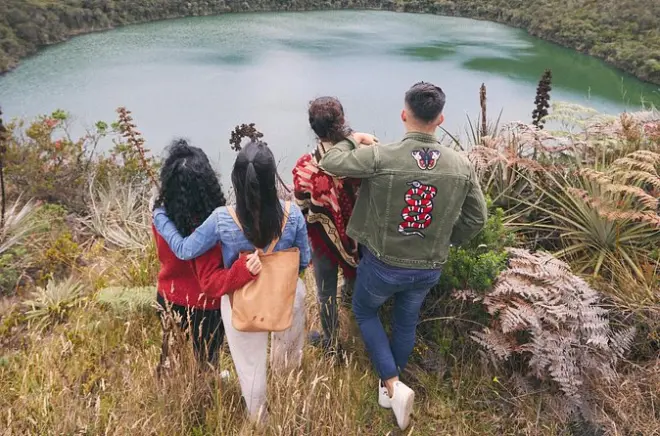 Lagune de Guatavita et Casa Loca depuis Bogotá, légende d’El Dorado