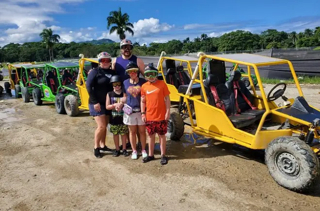 Ziplining in Puerto Plata: 8 lines, waterfalls & buggy