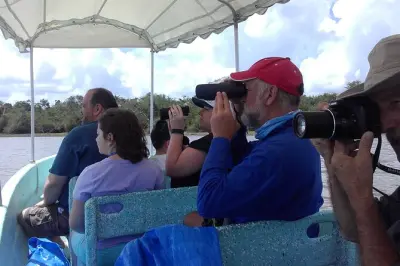 Birdwatching alla laguna Crooked Tree con guida in motoscafo