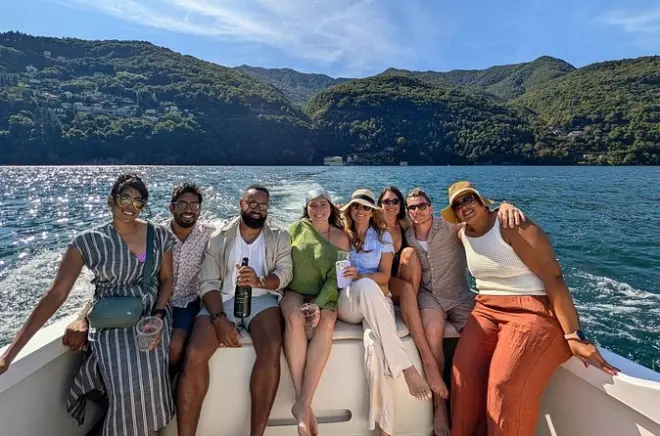 Lago de Como: Lancha rápida privada com paradas para fotos e vilas