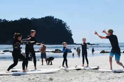Family Surfing Lesson Mount Maunganui: Learn Together