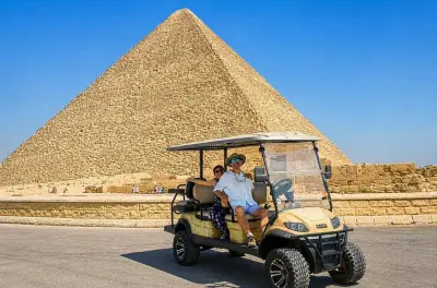 Giza Pyramids tour by golf cart: Skip the lines, private guide