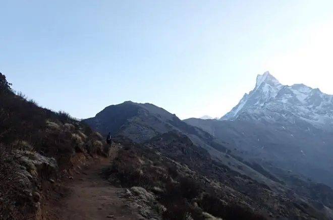 Trek de 4 días al campamento base Mardi Himal desde Pokhara