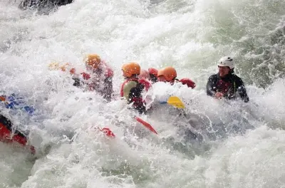 Rafting sur la rivière Numedalslågen, Norvège : Rapides niveau 3