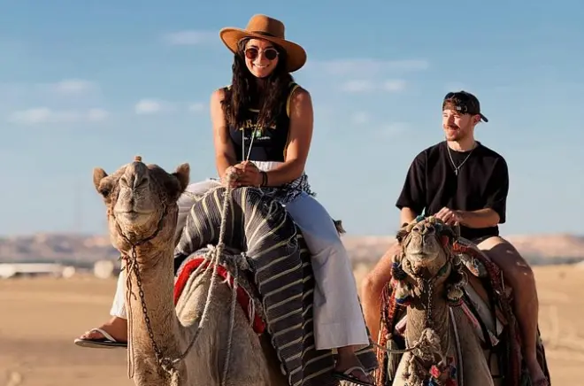 Siwa Oasis Camel Ride & Sandboarding: Sunset or Sunrise